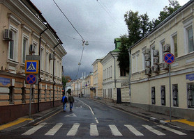 Дорога к тренировочному залу на Малой Ордынке